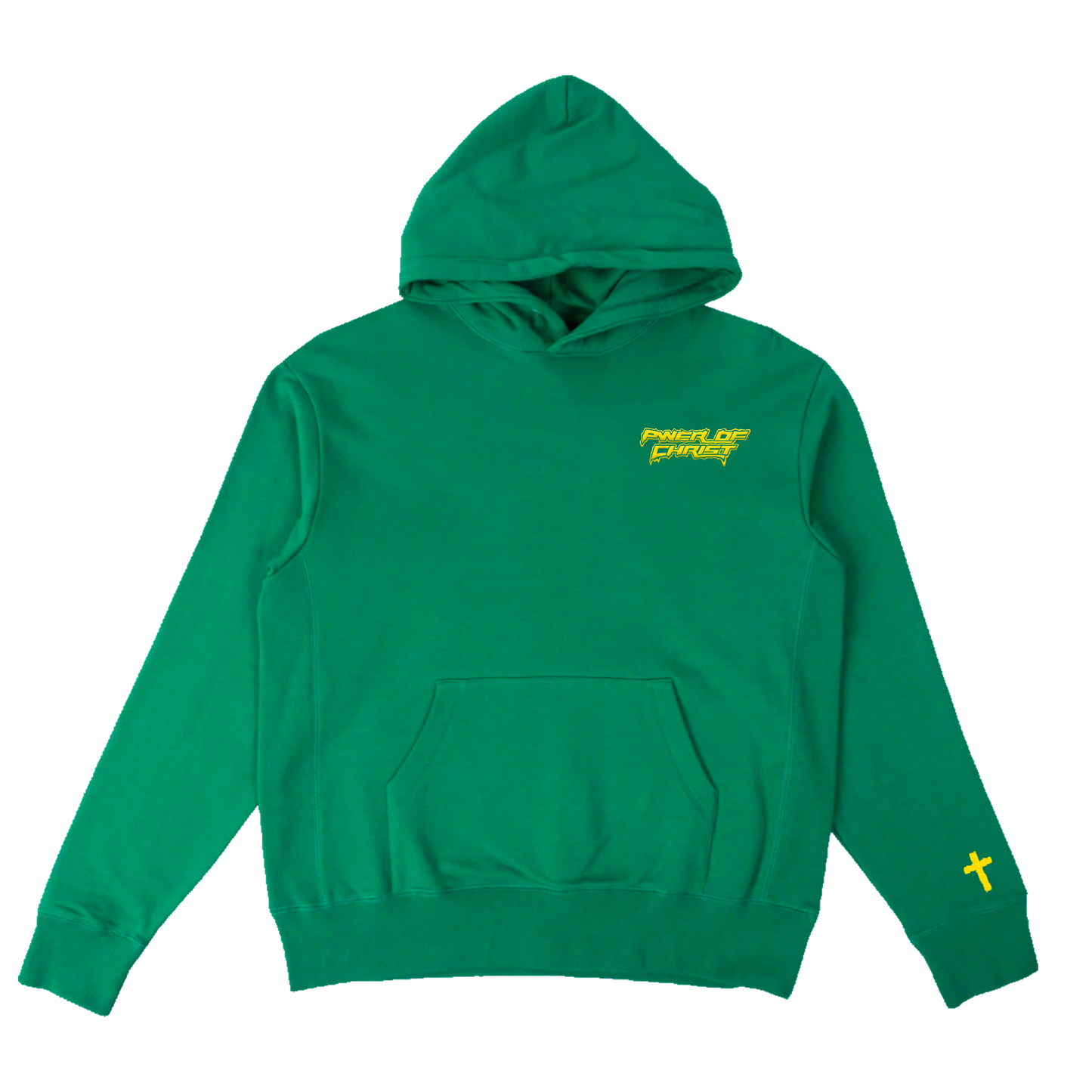 PWER OF CHRIST GREEN HOODIE